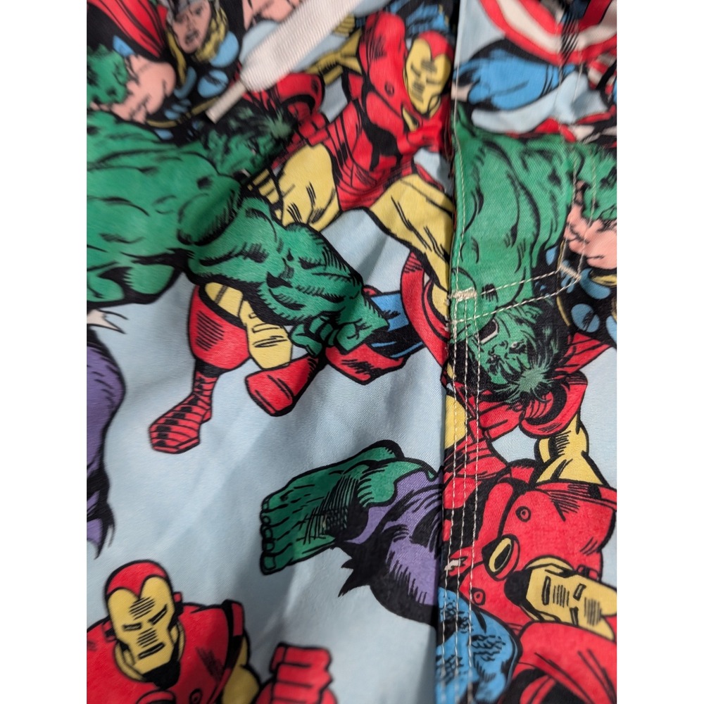 Marvel Avengers Comic Print Board Shorts Mens XL swimsuit 663 - Picture 4 of 6